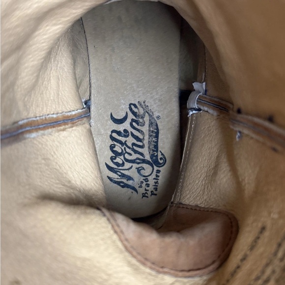 Brad Paisley Moonshine Spirit Crazy Horse Leather Western Boots Mens Size 8.5 D - Picture 9 of 11